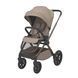 Коляска 2в1 Espiro Clodi 09 Stylish Beige с тройной вентиляцией люльки, легкая, большие гелевые колеса, амортизация