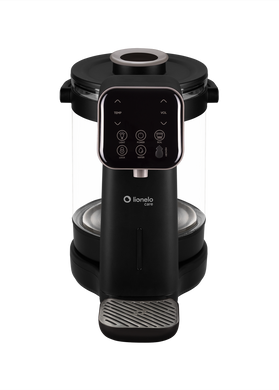 Машина для приготовления детской смеси Lionelo BABYPRESTO 2.0 BLACK с режимом подогрева до 100&deg;C, удаление хлора, УФ-лампа, ночник