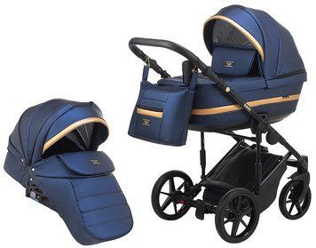 Універсальна коляска 2 в 1 Adamex Rimini ECO шкіра 100% RI-250