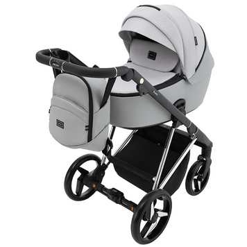 Коляска 2 в 1 Adamex Blanc Special Edidion PS-723/K світло-сірий