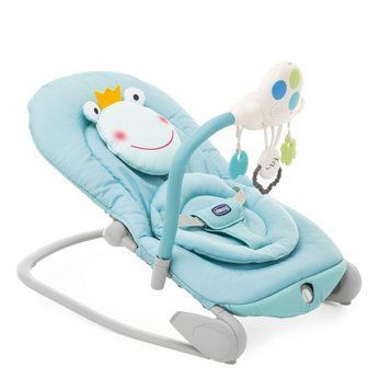 Шезлонг-гойдалка Chicco Balloon Frog 4 положення нахилу спинки, світлові ефекти, функція вібрації