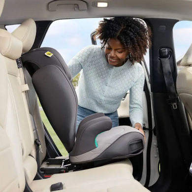 Автокрісло Graco Affix i-Size R129 чорне з бічним захистом SAFETY SURROUND, ISOFIX, регулювання підголівника 10 положень