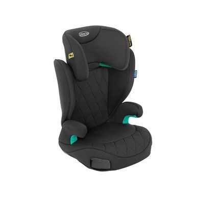 Автокрісло Graco Affix i-Size R129 чорне з бічним захистом SAFETY SURROUND, ISOFIX, регулювання підголівника 10 положень