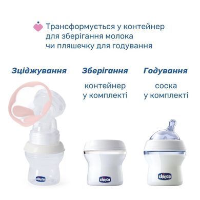 Молоковідсмоктувач електричний Chicco Stimolatte чаша обертається на 180&deg;, 10 рівнів інтенсивності, дисплей