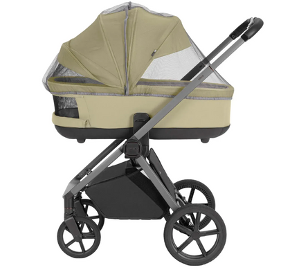 Універсальна коляска 2в1 Carrello Ultra CRL-6527 Soft Beige з великими колесами та термолюлькою