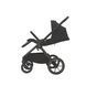 Коляска 2в1 Espiro Clodi 10 Trendy Black с тройной вентиляцией люльки, легкая, большие гелевые колеса, амортизация