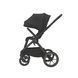 Коляска 2в1 Espiro Clodi 10 Trendy Black с тройной вентиляцией люльки, легкая, большие гелевые колеса, амортизация