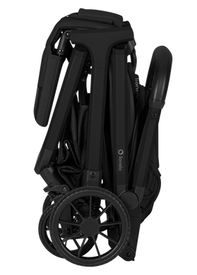 Прогулянкова коляска Lionelo CLOE PLUS Black Onyx з автоматичним складанням однією рукою, великі колеса