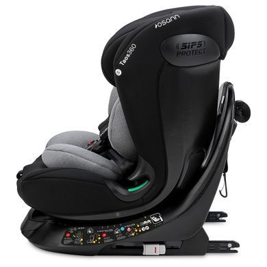 Автокрісло Osann Taos360 i-Size Grey Melange з системою ISOFIX і Top-Tether, оберт на 360, регулювання підголівника
