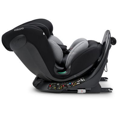 Автокрісло Osann Taos360 i-Size Grey Melange з системою ISOFIX і Top-Tether, оберт на 360, регулювання підголівника