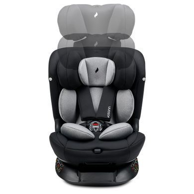 Автокрісло Osann Taos360 i-Size Grey Melange з системою ISOFIX і Top-Tether, оберт на 360, регулювання підголівника