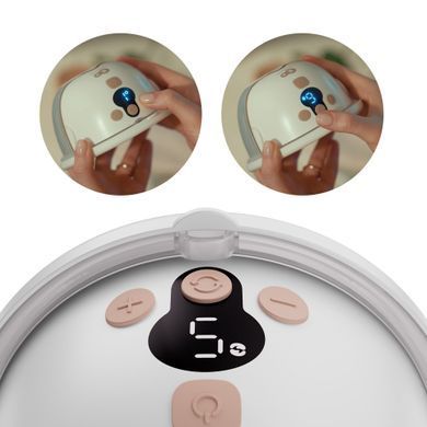 Электрический молокоотсос Kinderkraft MamaFlow Gold (KEMAFL00GLD0000) 9 уровней интенсивности, 4 уровня работы, компактные размеры