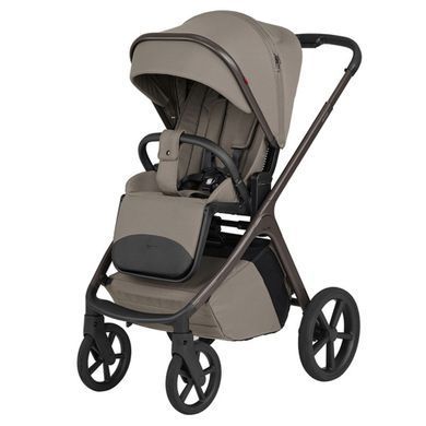 Коляска 2в1 CARRELLO Vector F CRL-6700 Flannel Beige зі складною люлькою, пружинна амортизація, реверсивне сидіння