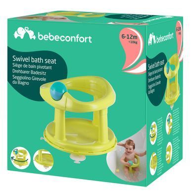 Поворотное детское сиденье для ванной Bebe Confort Lime оборот на 360, 4 присоски, стойкая конструкция
