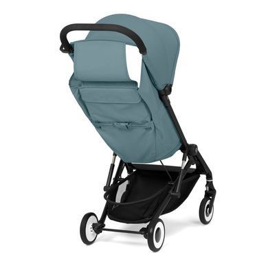 Прогулянкова коляска Cybex Agis Stormy Blue компактно складається, у літак для подорожей, кошик на 5 кг