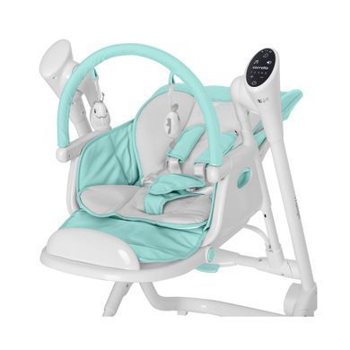Стульчик для кормления, шезлонг и качели с сенсорной панелью Carrello Triumph CRL-10302 Mint Green