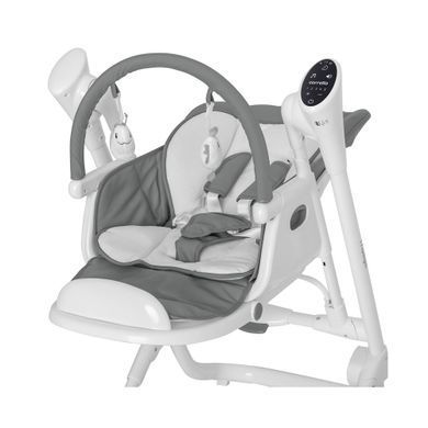 Стульчик для кормления, шезлонг и качели с сенсорной панелью Carrello Triumph CRL-10302 Palette Grey