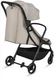 Прогулочная коляска Lionelo AGIA BEIGE SAND с автоматической сборкой, легкий вес, для путешествий, съемный бампер