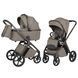 Коляска 2в1 CARRELLO Vector F CRL-6700 Flannel Beige зі складною люлькою, пружинна амортизація, реверсивне сидіння