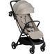Прогулочная коляска Lionelo AGIA BEIGE SAND с автоматической сборкой, легкий вес, для путешествий, съемный бампер