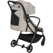 Прогулочная коляска Lionelo AGIA BEIGE SAND с автоматической сборкой, легкий вес, для путешествий, съемный бампер