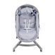 Приставне дитяче ліжечко Chicco Baby Hug Pro 5в1 Earl Grey функція шезлонгу та стільця для годування, переносне ліжечко