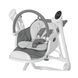Стульчик для кормления, шезлонг и качели с сенсорной панелью Carrello Triumph CRL-10302 Palette Grey