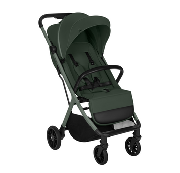 Прогулочная коляска Lionelo CLOE PLUS Green Sage с автоматической сборкой одной рукой, большие колеса