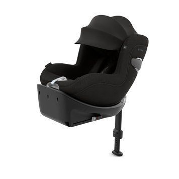Автокрісло Cybex Sirona Ti Plus Sepia Black з ISOFIX та опорною ніжкою, оберт на 360 градусів, тканина 3D&ndash;Mesh