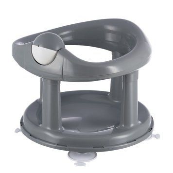 Поворотное детское сиденье для ванной Bebe Confort Grey оборот на 360, 4 присоски, стойкая конструкция