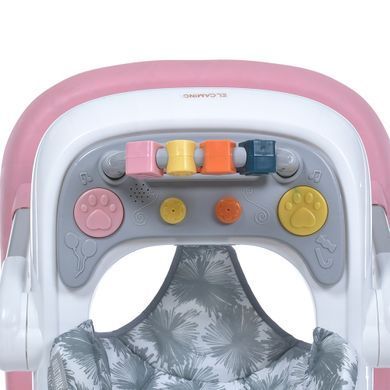 Детские ходунки с функцией первого шага El Camino Multiway Me 1163 Pink