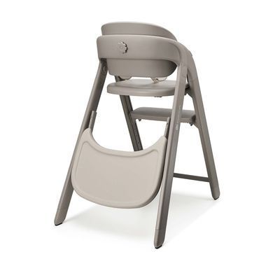 Стульчик для кормления 3в1 Kinderkraft Tino Beige (KHTINO00BEG0000) с регулировкой подноса в 2-х положениях, легкая очистка, вкладыш для малыша