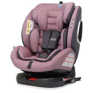 Автокресло EL CAMINO детское ME 1079 ABSOLUTE Royal Violet вращение на 360, вкладыш для новорожденного