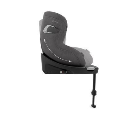 Автокресло Cybex Sirona Ti Plus Mirage Grey с ISOFIX и опорной ножкой, оборот на 360 градусов, ткань 3D&ndash;Mesh