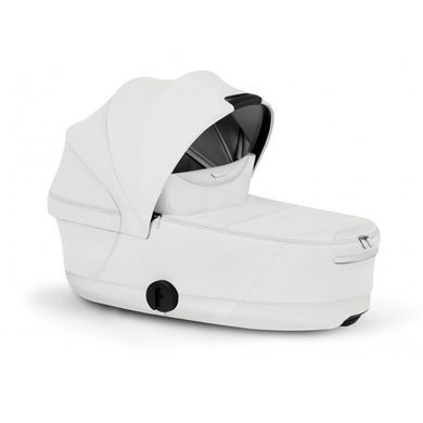 Коляска 2в1 Cybex Priam Style Collection 5.0 Off White шасі Rosegold з реверсивним блоком, великі колеса, ремені безпеки One Pull, складання люльки з шасі