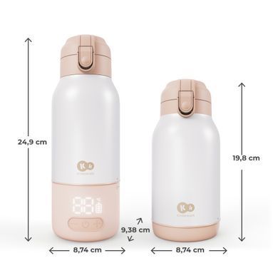 Портативный подогреватель для молока и термоса 2в1 Kinderkraft Gaja Beige (KEGAJA00BEG0000) с цифровым дисплеем, 5 температурных режимов, автономная работа