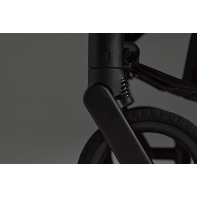 Прогулочная коляска Anex Ride Dark большие колеса с амортизацией, телескопическая родительская ручка, горизонтальное положение спинки