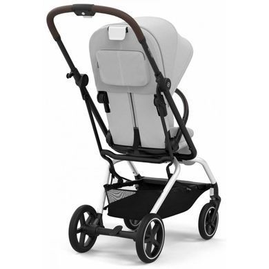 Прогулочная коляска Cybex Eezy S Twist + 2 SLV Fog Grey (Silver Frame)