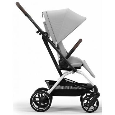 Прогулочная коляска Cybex Eezy S Twist + 2 SLV Fog Grey (Silver Frame)
