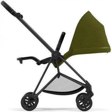 Прогулочная коляска Cybex Mios 4.0 2023 Khaki Green шасси Matt Black узкая колесная база, компактная и легкая