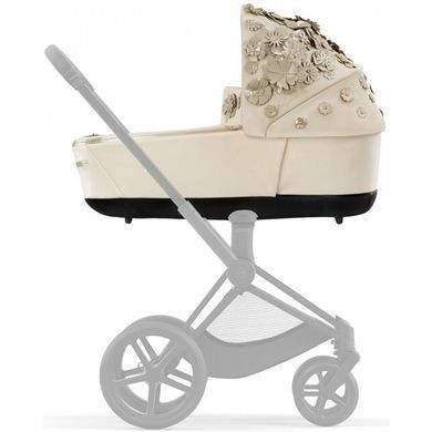 Универсальная коляска 2 в 1 Cybex Priam 4.0 Simply Flowers Beige шасси Chrome Brown
