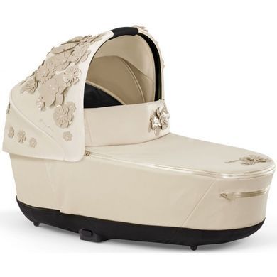 Универсальная коляска 2 в 1 Cybex Priam 4.0 Simply Flowers Beige шасси Chrome Brown
