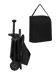 Коляска 2в1 Lionelo SIA FLEX BLACK ONYX легка та компактна, люлька складається з шасі, матрац AiryDots