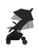 Коляска 2в1 Lionelo SIA FLEX BLACK ONYX легка та компактна, люлька складається з шасі, матрац AiryDots