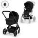 Коляска 2в1 Cybex Balios S Lux Moon Black Black Frame зі складною люлькою, великі колеса, амортизація Advanced Comfort