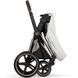 Коляска 2в1 Cybex Priam Style Collection 5.0 Off White шасі Rosegold з реверсивним блоком, великі колеса, ремені безпеки One Pull, складання люльки з шасі