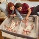 Приставная детская кроватка для двойни Chicco Next2Me Twins 11 уровней высоты, раздвижной бортик, 2 матраса в комплекте