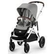 Прогулянкова коляска Cybex Gazelle S SLV Stone Grey для новонароджених, 20 конфігурацій