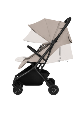 Коляска 2в1 Lionelo SIA FLEX BEIGE SAND легка та компактна, люлька складається з шасі, матрац AiryDots