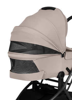 Коляска 2в1 Lionelo SIA FLEX BEIGE SAND легка та компактна, люлька складається з шасі, матрац AiryDots